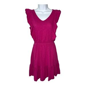 LOFT Women’s S Ruffle Sleeveless Dress